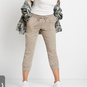 Maurice’s Tan Cropped Weekender Jogger Pant